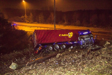 lorry m27 hampshire