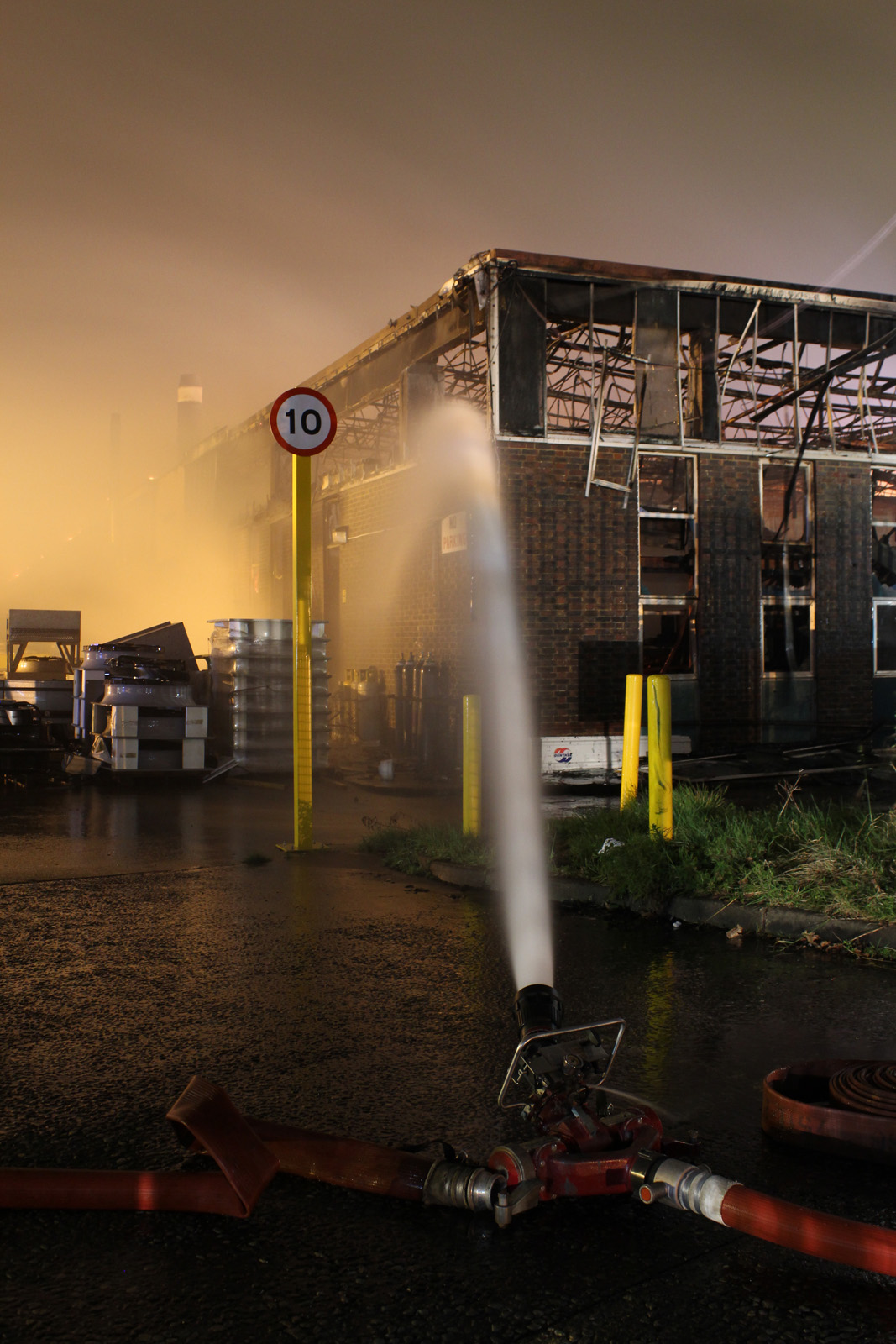 Fareham Retail Park fire