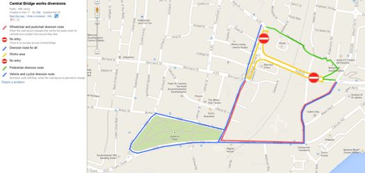 Southampton Central Bridge map