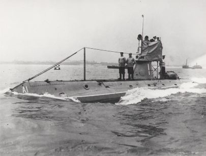 HMS A1 submarine Solent diving trail