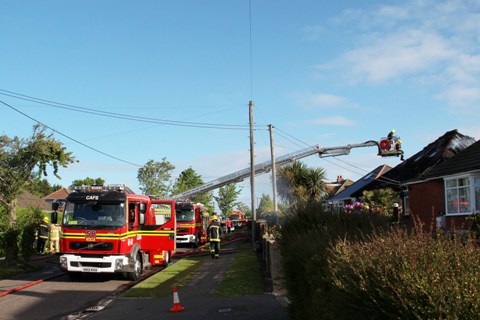 Holbury New Forest fire