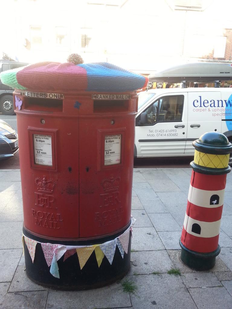 New Milton craft bomb post box