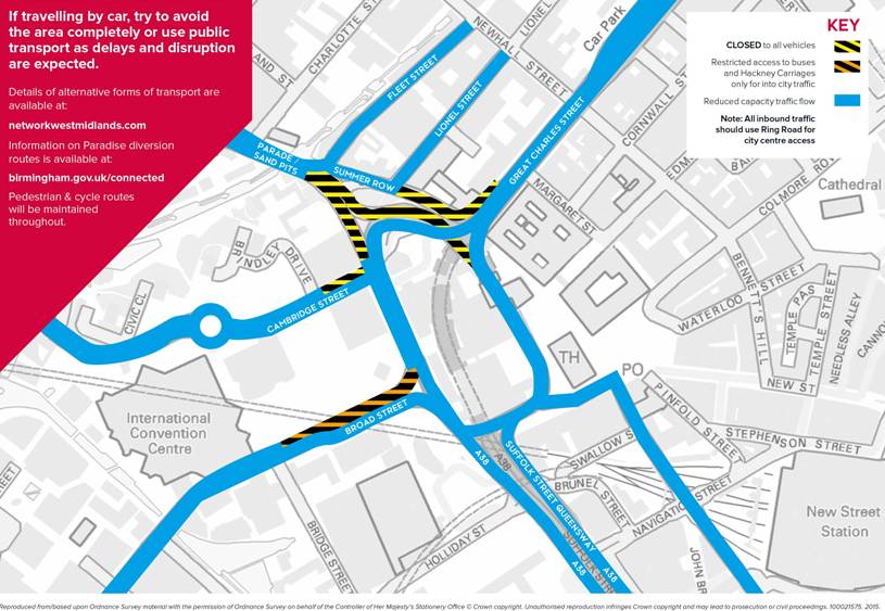 Birmingham paradise area redevelopment road map