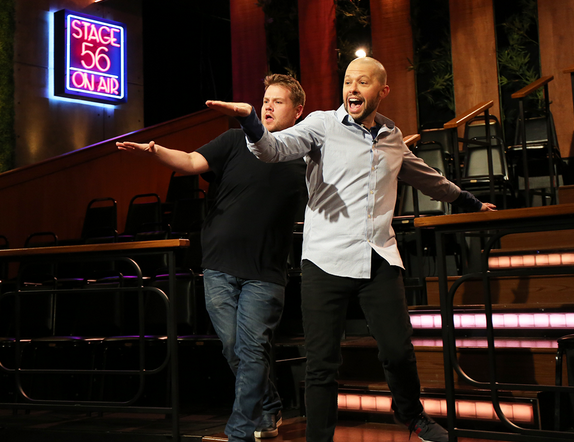 Jon Cryer & James Cordon on the late late show