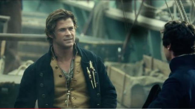 Chris Hemsworth Goes Shirtless In Dramatic Film In The Heart Of The Sea Heart