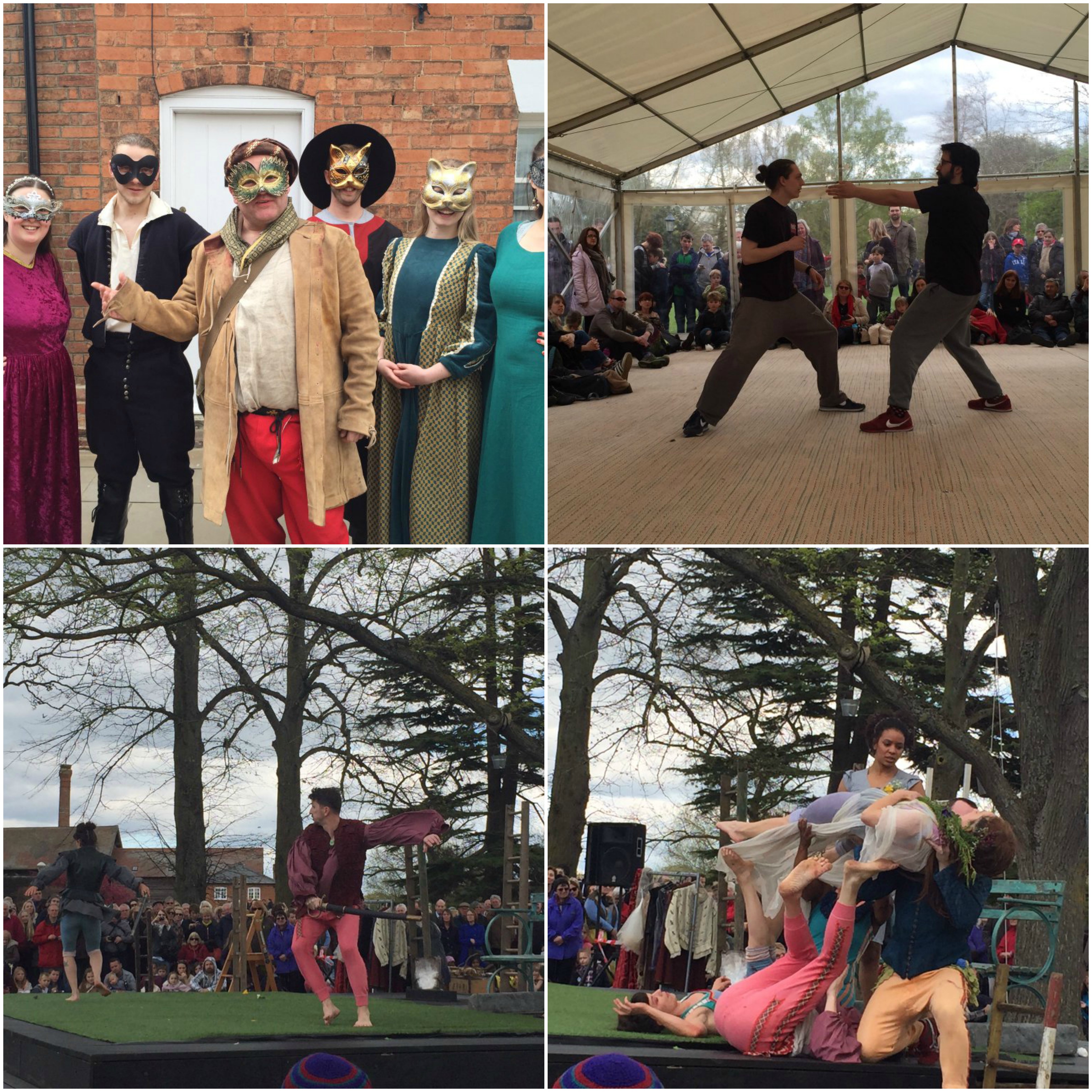 Performers at Shakespeare's 400th celebrations