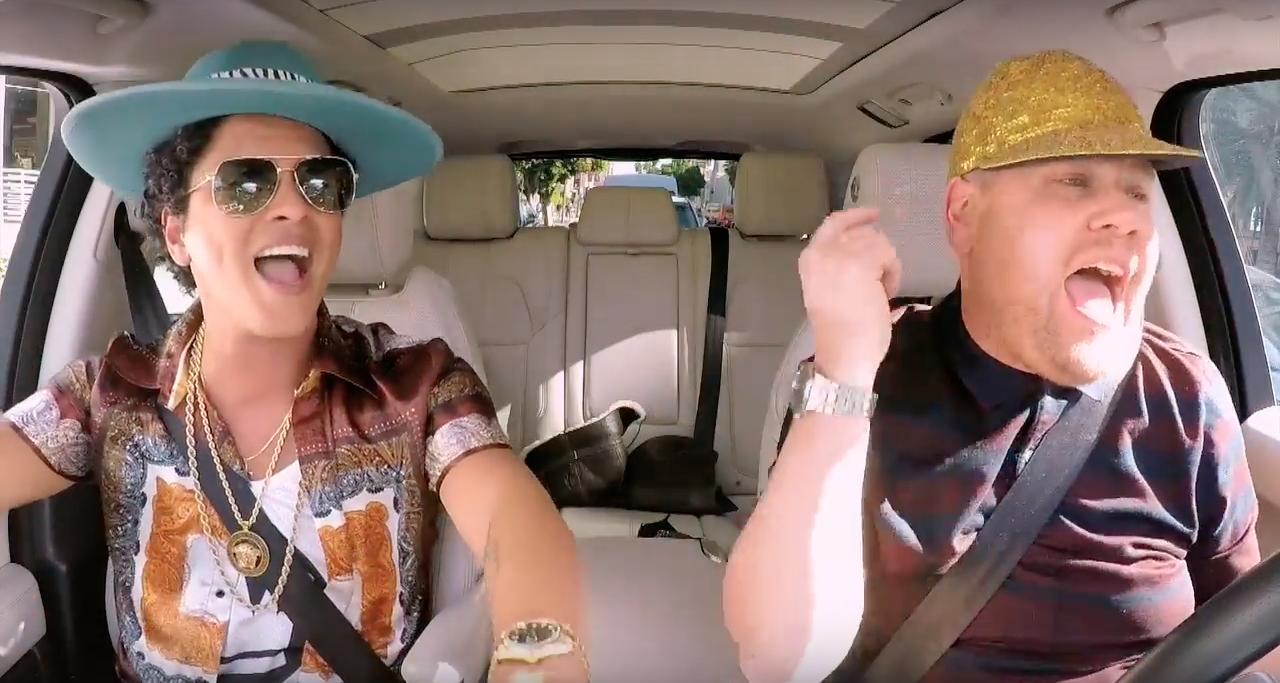 Bruno Mars Carpool Karaoke