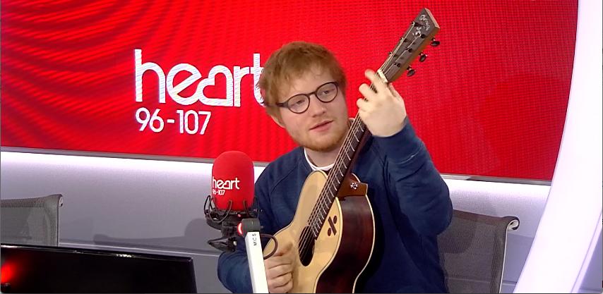 Ed Sheeran in Heart Studio
