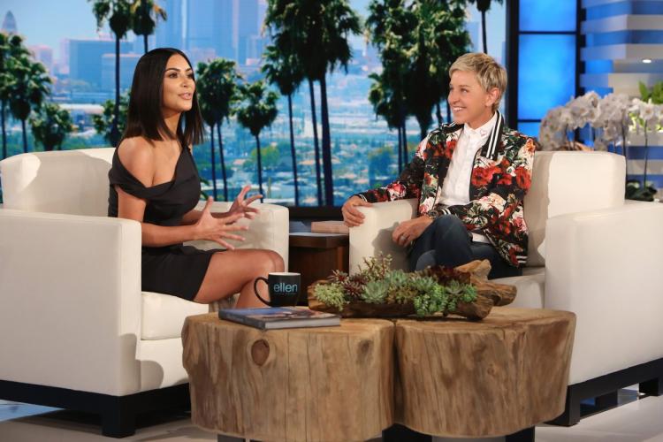 Kim Kardashian on Ellen Degeneres