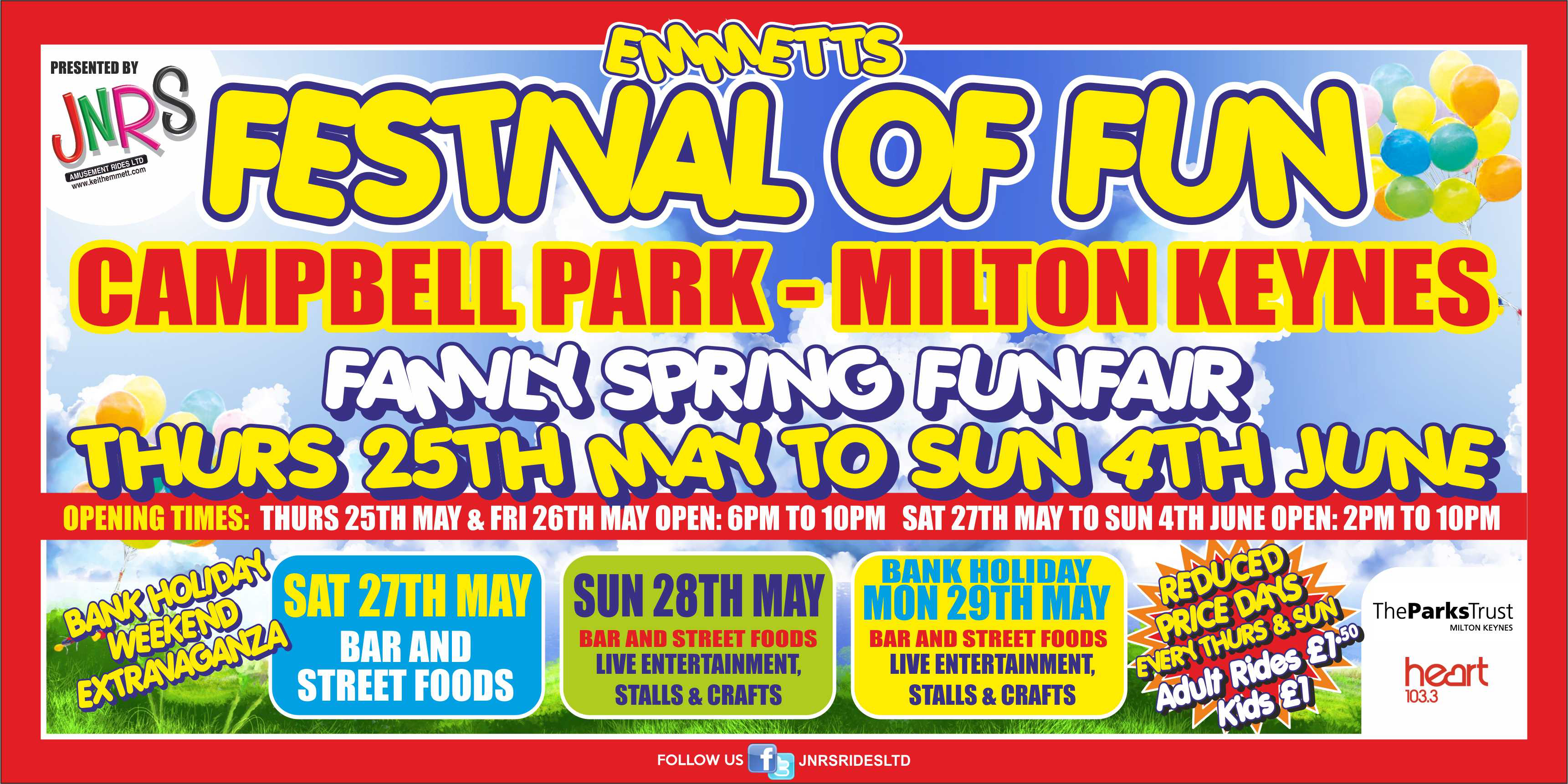 Emmett's Festival Of Fun in Campbell Park Heart Milton Keynes