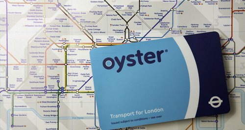 oyster card on tube map