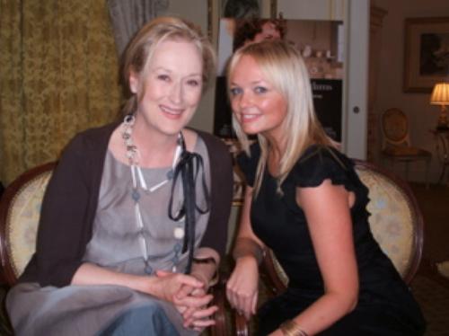 Emma Bunton and Meryl Streep