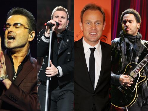 George Michael, Gary Barlow, Jason Donovan, Lenny