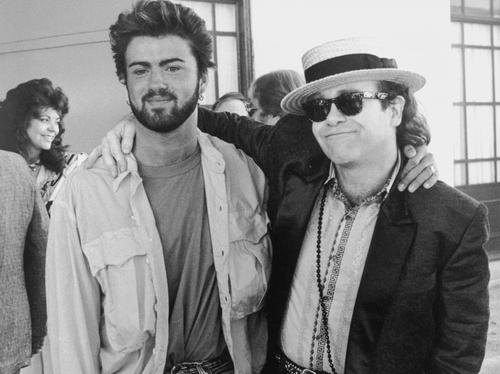 Elton John and George Michael