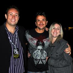 Ian & Laura with Peter Andre