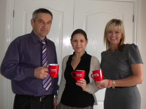 Michele Oakes, Dave Cable and Jane Stearman from M
