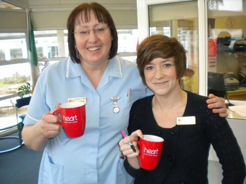 Susan Stewart and Alex Raven from St. Benedict's C