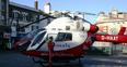 Image 2: Herts Air Ambulance landing in Hitchin