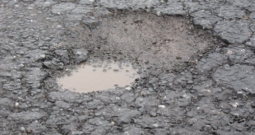 A pothole (in Kent)