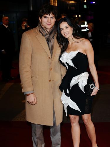 Ashton Kutcher and Demi Moore