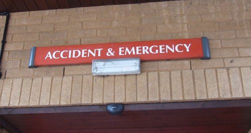 A and E Sign