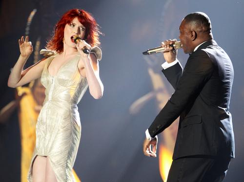 Dizzee Rascal and Florence Welch