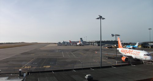 Bristol Airport from the Tower