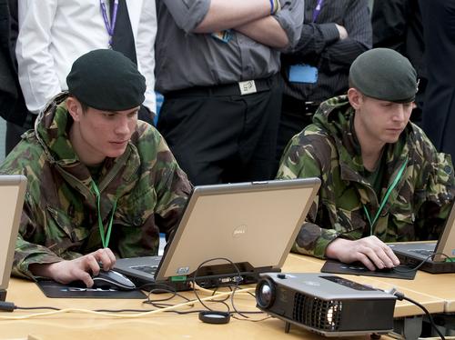Soldiers using Simulator