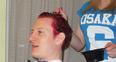 Image 4: Jim dyes his hair red for Have a Heart!