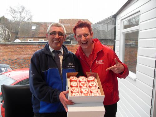 Heart birthday cakes