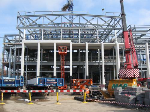 Building work at the Marlowe Theatre