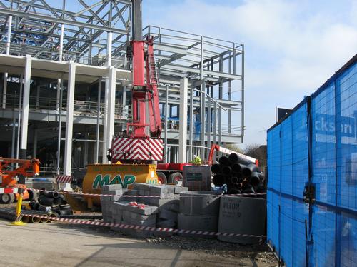 Building work at the Marlowe Theatre
