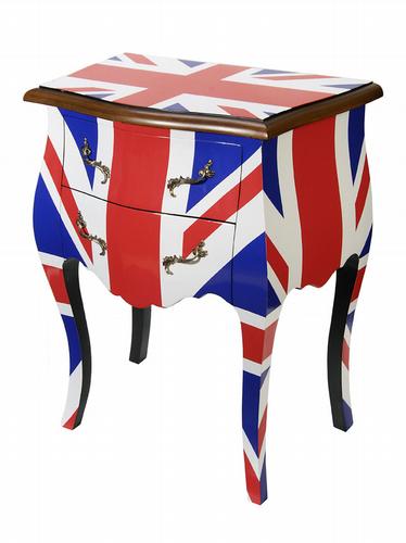 HomeSense Union Jack Louis style cabinet
