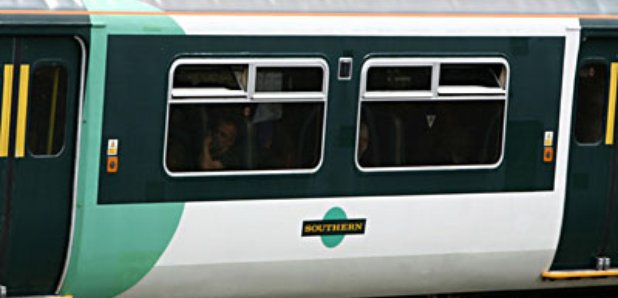 railway coasch with Southern logo
