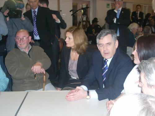 Gordon Brown Visits Stevenage