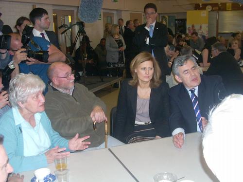 Gordon Brown Visits Stevenage