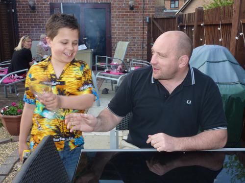 MDWM 3 - Natalie's son Luke takes Bunker's drink o