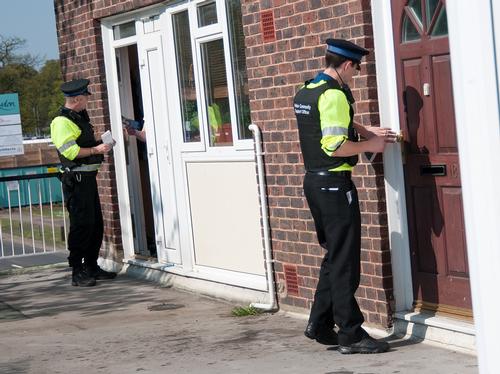 Mid Kent Police taking part in a day of action