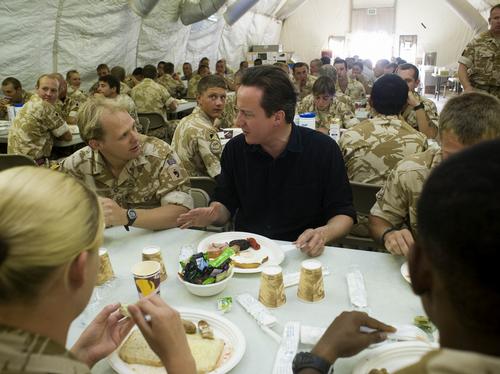 David Cameron in Afghanistan