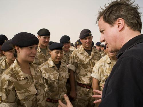 David Cameron in Afghanistan