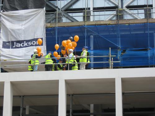 Marlowe Theatre Topping Out Ceremony