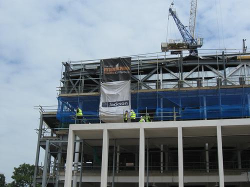 Marlowe Theatre Topping Out Ceremony