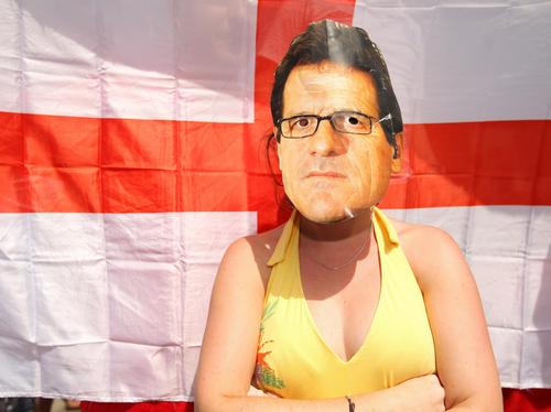 England fans in London