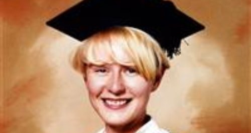 Graduation pic of murder victim Melanie Hall