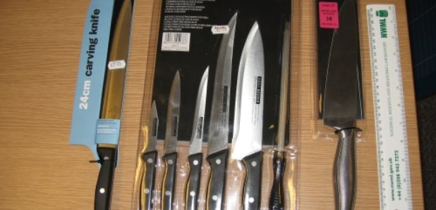 Knives sold to underage child