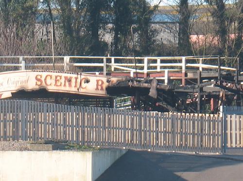 Picutres of the fire at the Scenic Railway in 2008