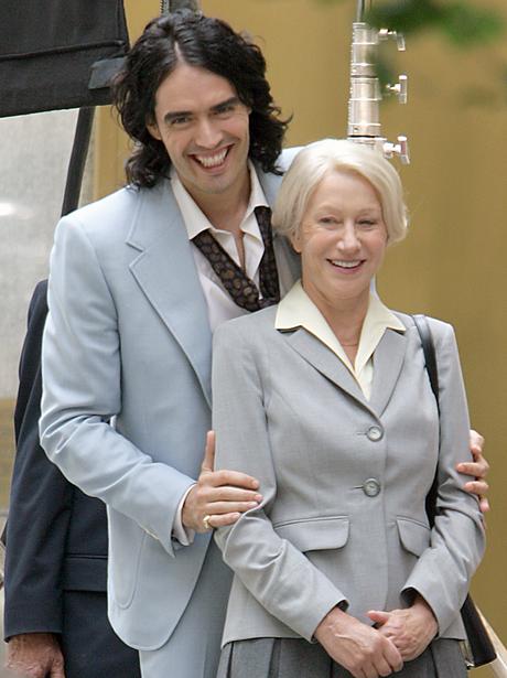 On set with the stars