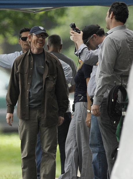 On set with the stars