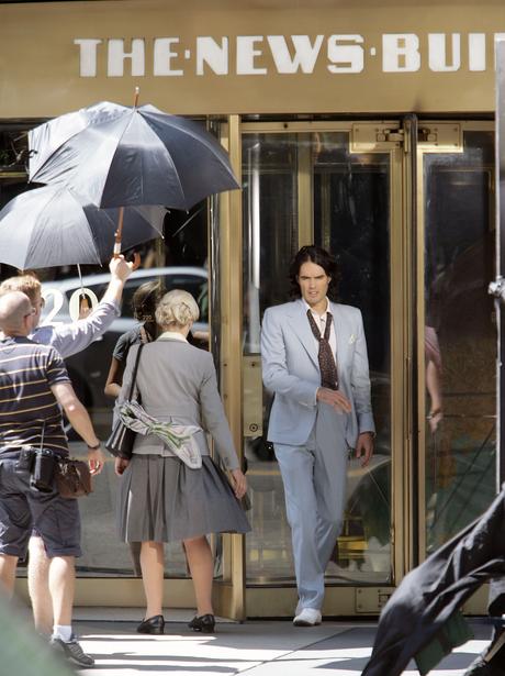 On set with the stars