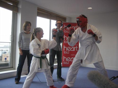 Jamie Theakston and the Karate Kid